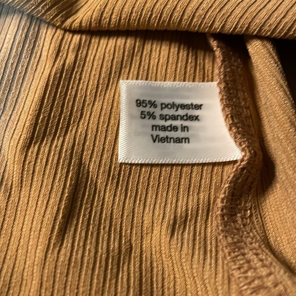 Lane Bryant keyhole tan brown 3/4 sleeve blouse plus size 18/20 - Picture 6 of 6